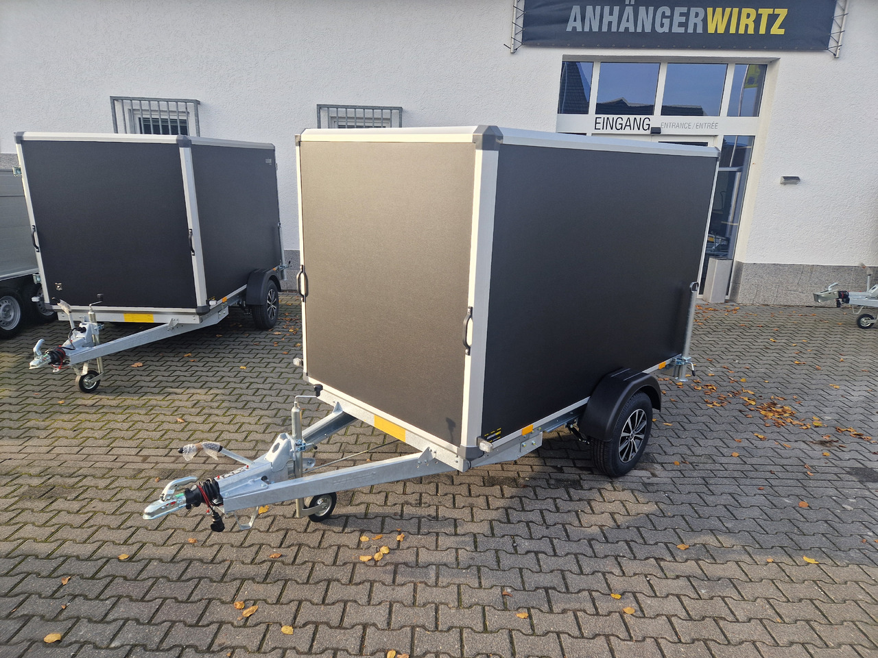 Motorcycle trailer Variant C1315 C2 Edition black 258x148x157cm Alufelgen Heckrampe 1350kg 100km/H black deal: picture 21