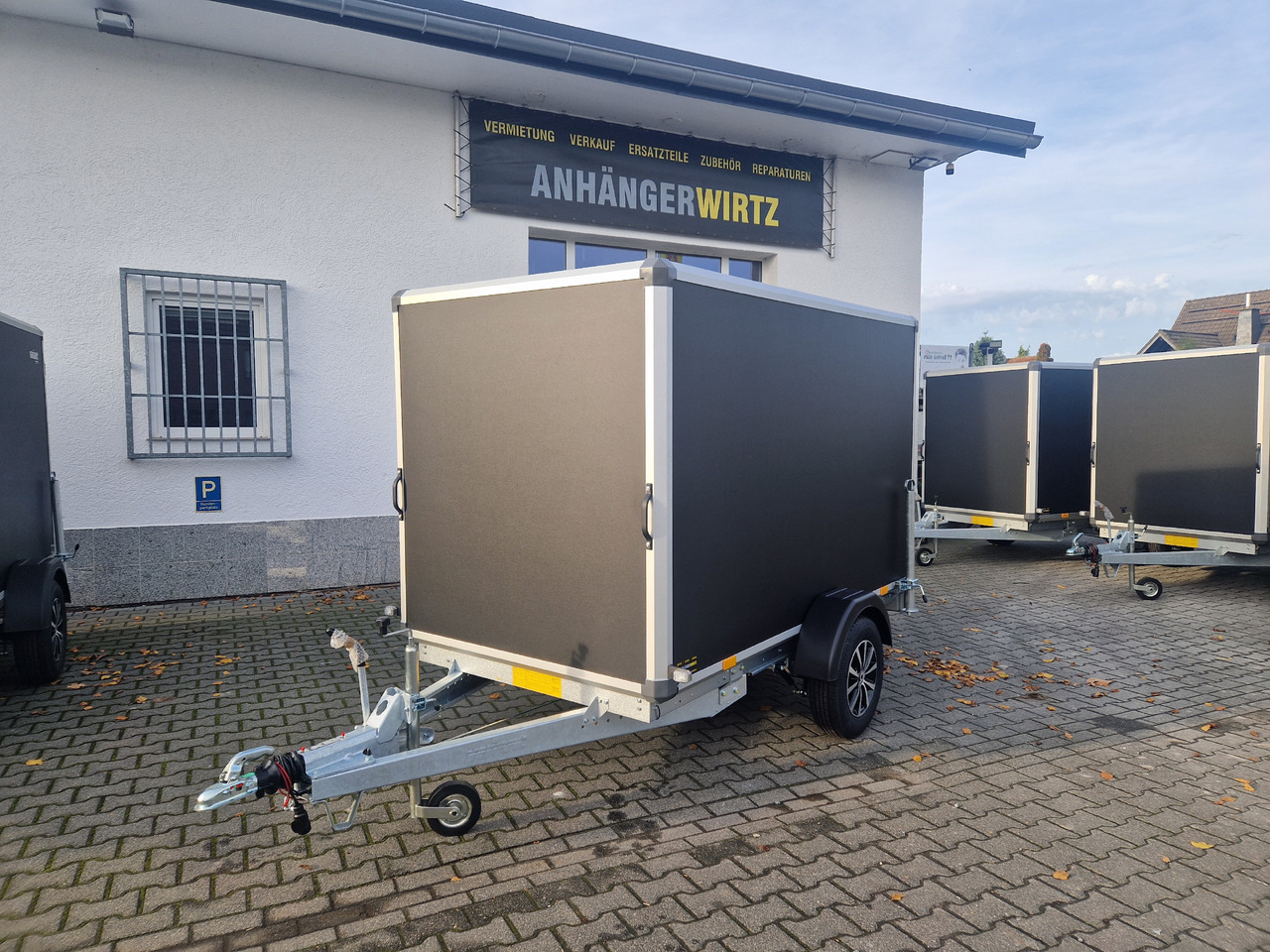 Motorcycle trailer Variant C1315 C2 Edition black 258x148x157cm Alufelgen Heckrampe 1350kg 100km/H black deal: picture 19