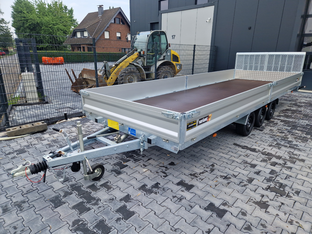 Variant Maschinentransporter 3563 UX Maxi Load 620x210x30cm LED Tridem Parabel black 3500kg - Plant trailer: picture 1 Variant Maschinentransporter 3563 UX Maxi Load 620x210x30cm LED Tridem Parabel black 3500kg - Plant trailer: picture 1