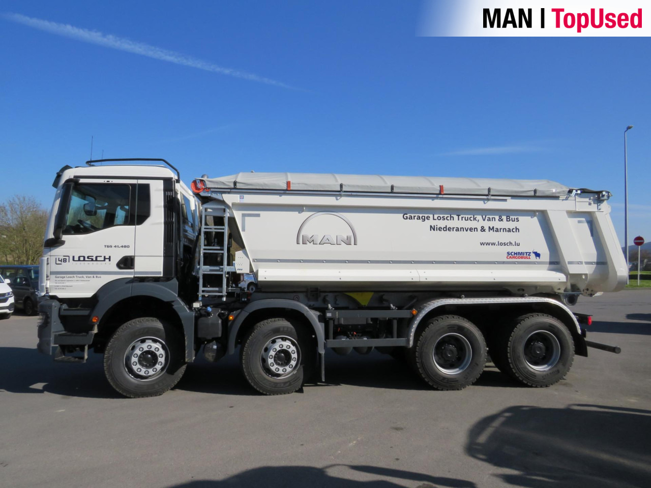 Tipper MAN TGS 41.480 8x4 BB CH Schmitz Muldenkipper Retarder: picture 10 Tipper MAN TGS 41.480 8x4 BB CH Schmitz Muldenkipper Retarder: picture 10