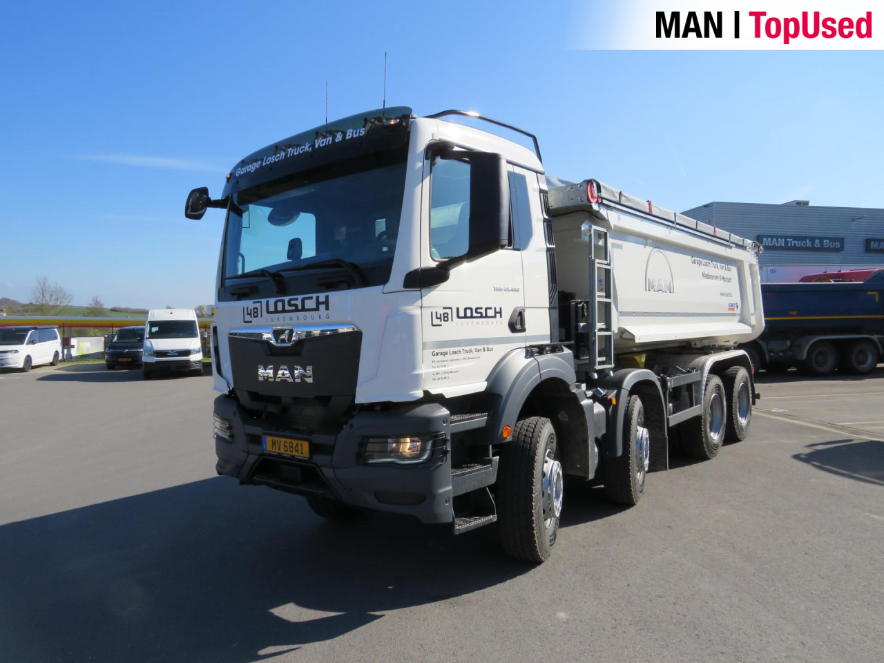 Tipper MAN TGS 41.480 8x4 BB CH Schmitz Muldenkipper Retarder: picture 8 Tipper MAN TGS 41.480 8x4 BB CH Schmitz Muldenkipper Retarder: picture 8