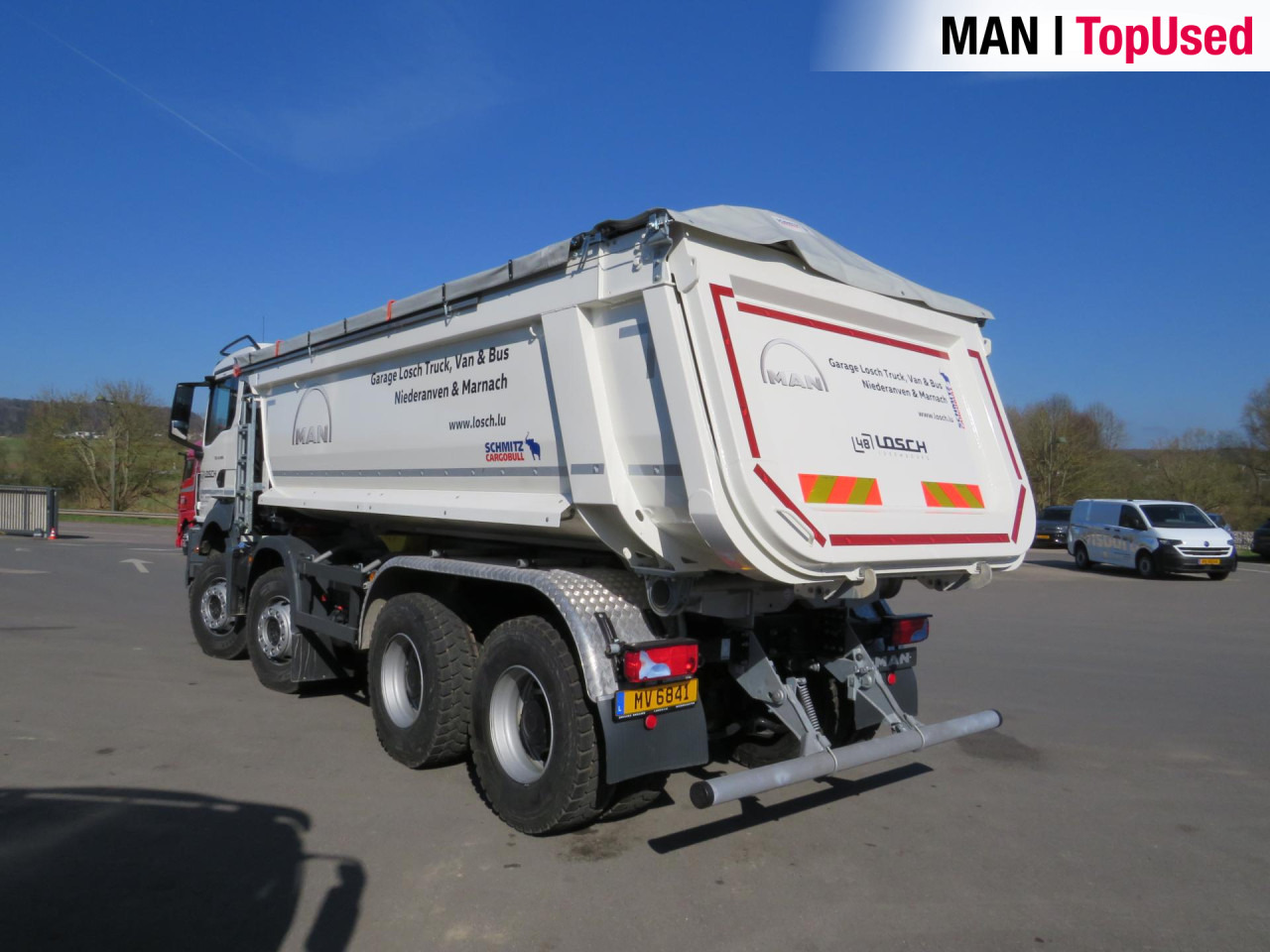 Tipper MAN TGS 41.480 8x4 BB CH Schmitz Muldenkipper Retarder: picture 11 Tipper MAN TGS 41.480 8x4 BB CH Schmitz Muldenkipper Retarder: picture 11