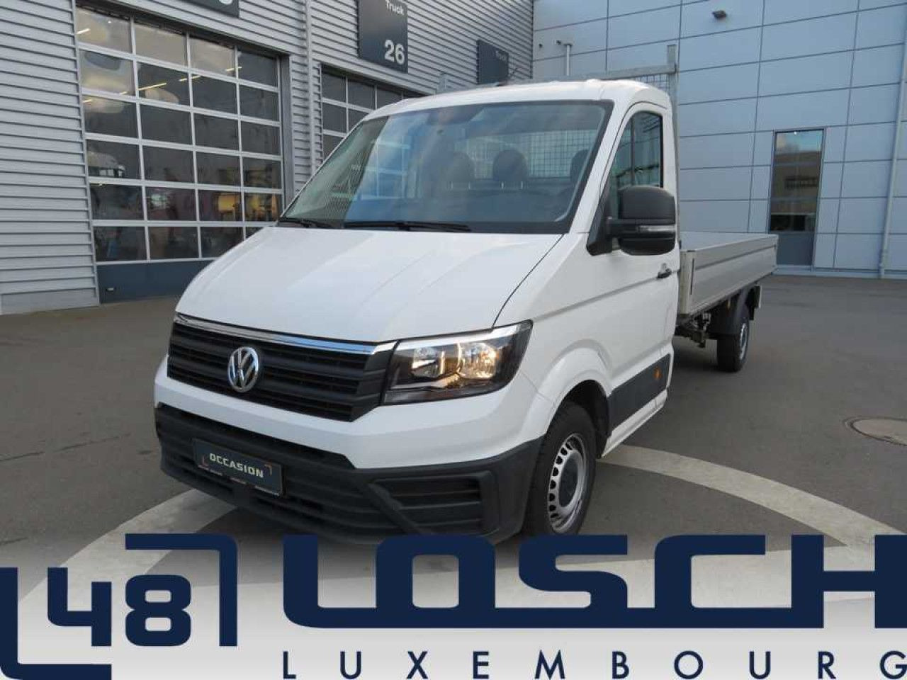 Volkswagen Crafter 35 L4 EK Pritsche Euro6 Klima AHK ZV - Flatbed van: picture 1 Volkswagen Crafter 35 L4 EK Pritsche Euro6 Klima AHK ZV - Flatbed van: picture 1