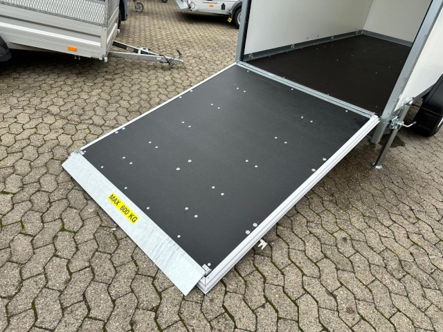 New Closed box trailer Brenderup Cargo Dynamic CD300BR1300 Rampe Kofferanhänger 1,3 to. 300x155x185cm: picture 7