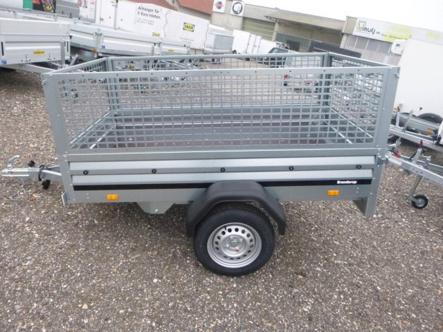 Brenderup Kippi 200, 1205SUB 2030 x 1160 x 350 mm, mit Laubgitter 50 cm - Car trailer: picture 3 Brenderup Kippi 200, 1205SUB 2030 x 1160 x 350 mm, mit Laubgitter 50 cm - Car trailer: picture 3