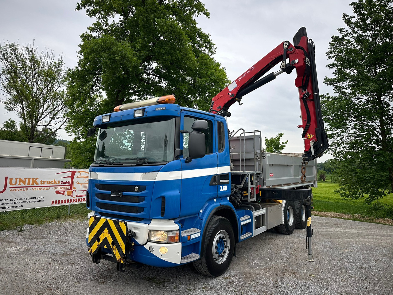 SCANIA G440 6x4 Kran+Kipper ORG-km 57.000 - Tipper, Crane truck: picture 1 SCANIA G440 6x4 Kran+Kipper ORG-km 57.000 - Tipper, Crane truck: picture 1