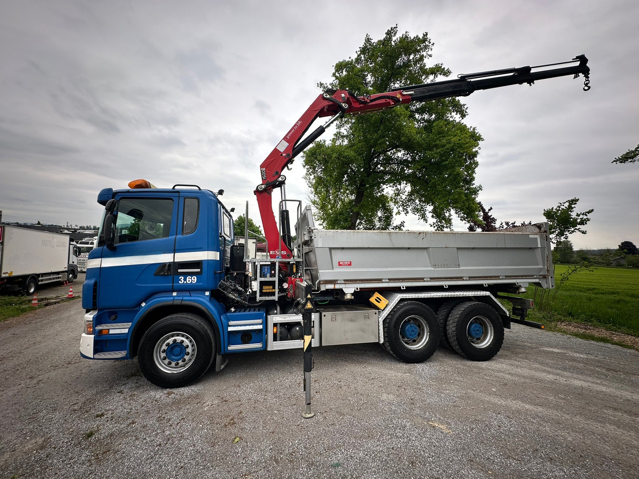 SCANIA G440 6x4 Kran+Kipper ORG-km 57.000 - Tipper, Crane truck: picture 4 SCANIA G440 6x4 Kran+Kipper ORG-km 57.000 - Tipper, Crane truck: picture 4