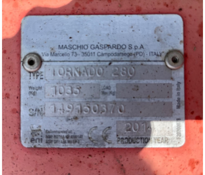 Maschio Tornado 280 - Flail mower: picture 5 Maschio Tornado 280 - Flail mower: picture 5