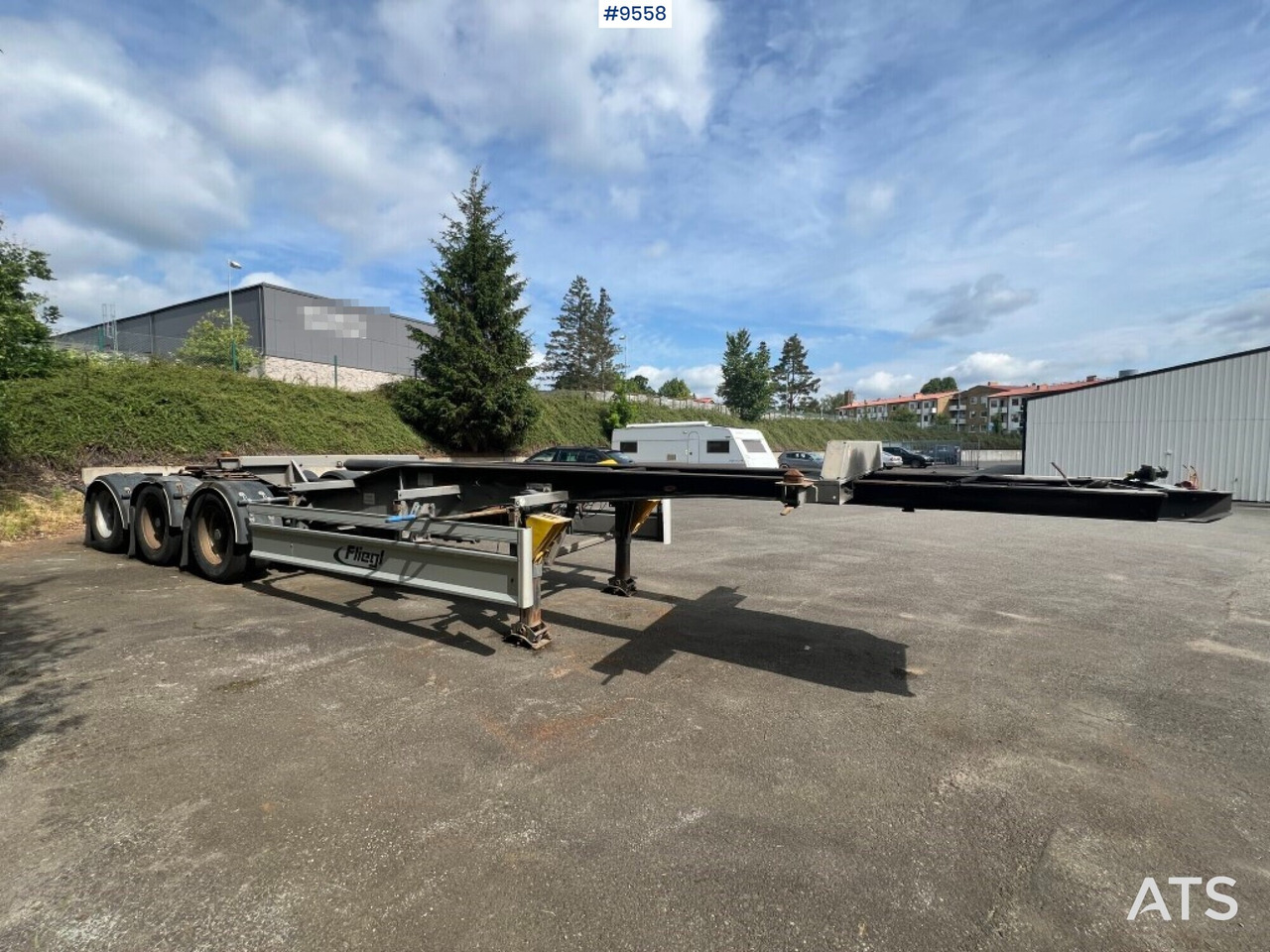 Container link - trailer Fliegl SDS 420 - Container transporter/ Swap body trailer: picture 2 Container link - trailer Fliegl SDS 420 - Container transporter/ Swap body trailer: picture 2