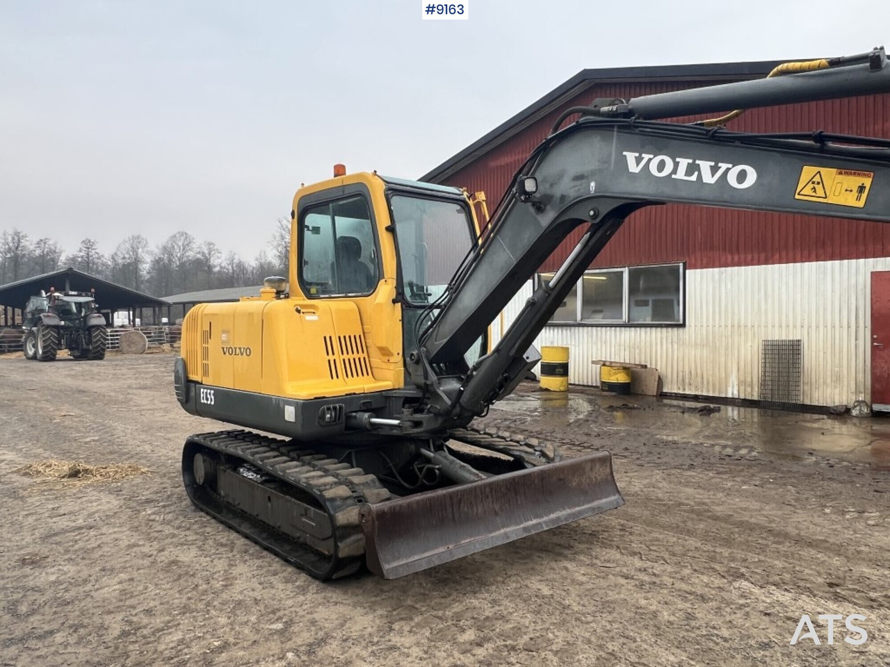 Crawler excavator Volvo EC55 (SEE VIDEO) - Mini excavator: picture 4 Crawler excavator Volvo EC55 (SEE VIDEO) - Mini excavator: picture 4