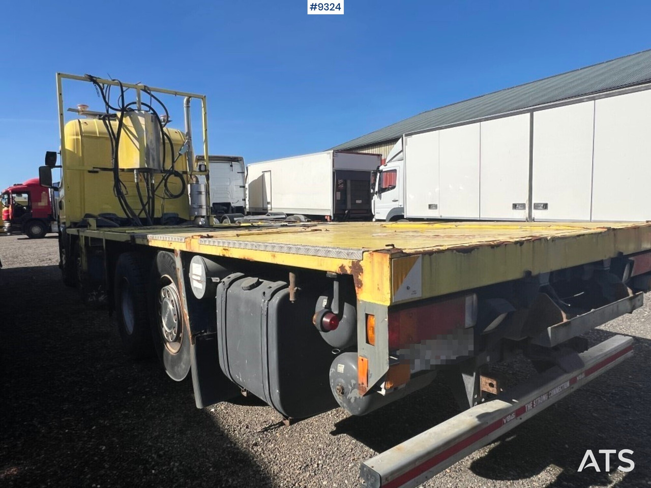 Dropside/ Flatbed truck Flatbed truck Scania R124GB8X26NB420: picture 11