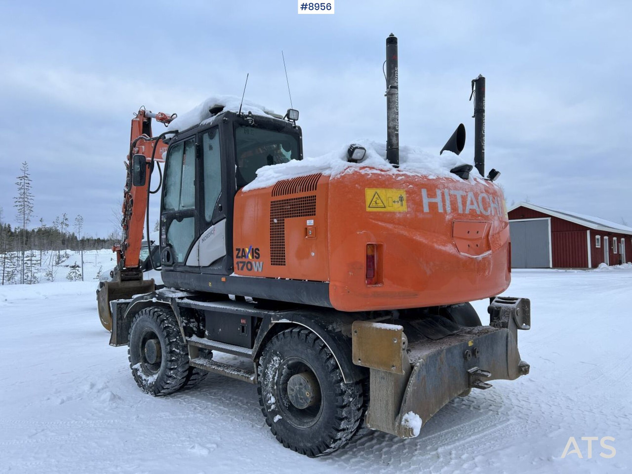 Hitachi ZX 170 W Wheeled excavator with tipper wagon and attachments - Wheel excavator: picture 4 Hitachi ZX 170 W Wheeled excavator with tipper wagon and attachments - Wheel excavator: picture 4