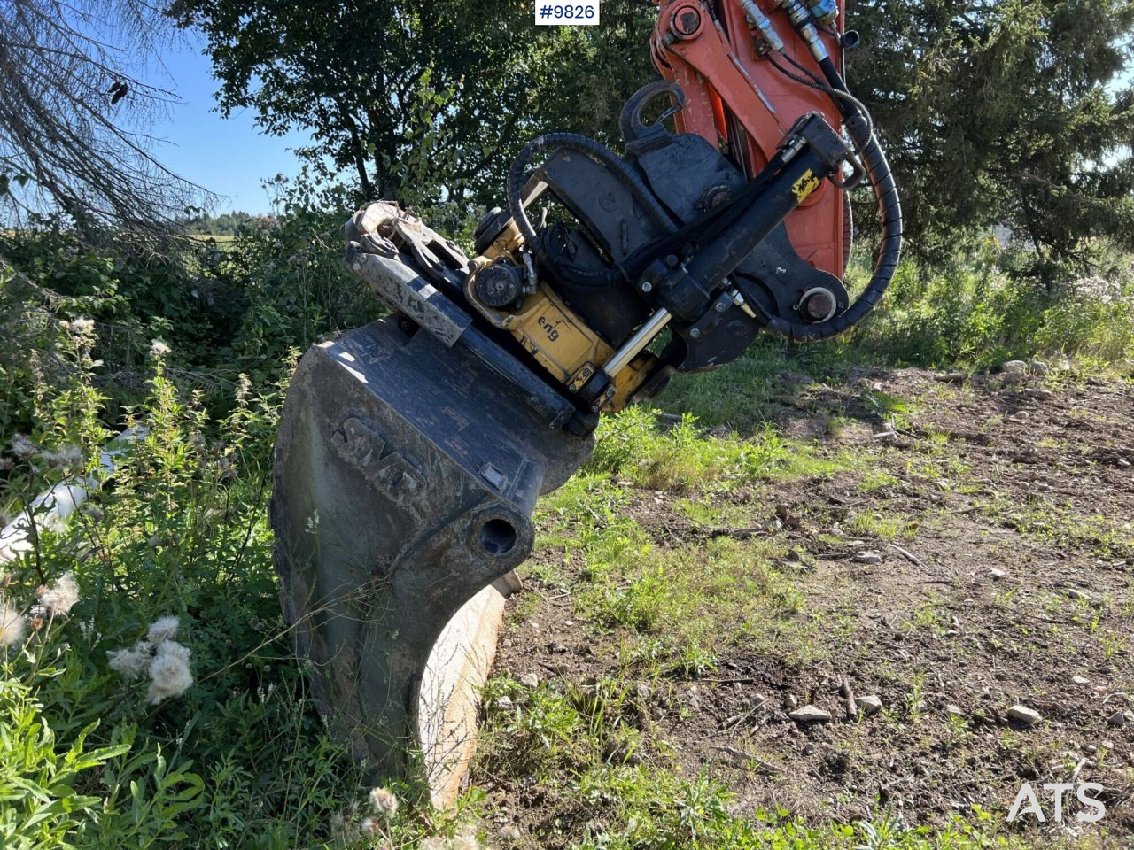 Hitachi ZX140 W-5B with rotor and planer bucket - Wheel excavator: picture 5 Hitachi ZX140 W-5B with rotor and planer bucket - Wheel excavator: picture 5