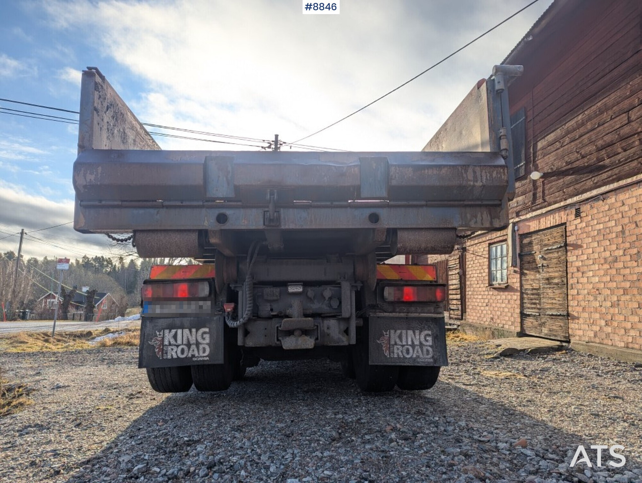 Hook lift truck Hook Truck Scania R124BG 6x2 with gravel flatbed (SEE VIDEO): picture 8