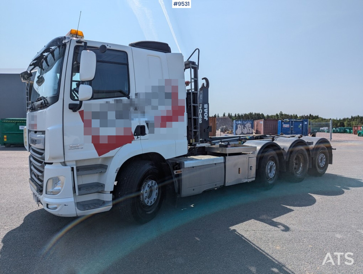 Hooklift Truck Daf FAQ CF510Z 8x2 (SEE VIDEO) - Hook lift truck: picture 1 Hooklift Truck Daf FAQ CF510Z 8x2 (SEE VIDEO) - Hook lift truck: picture 1