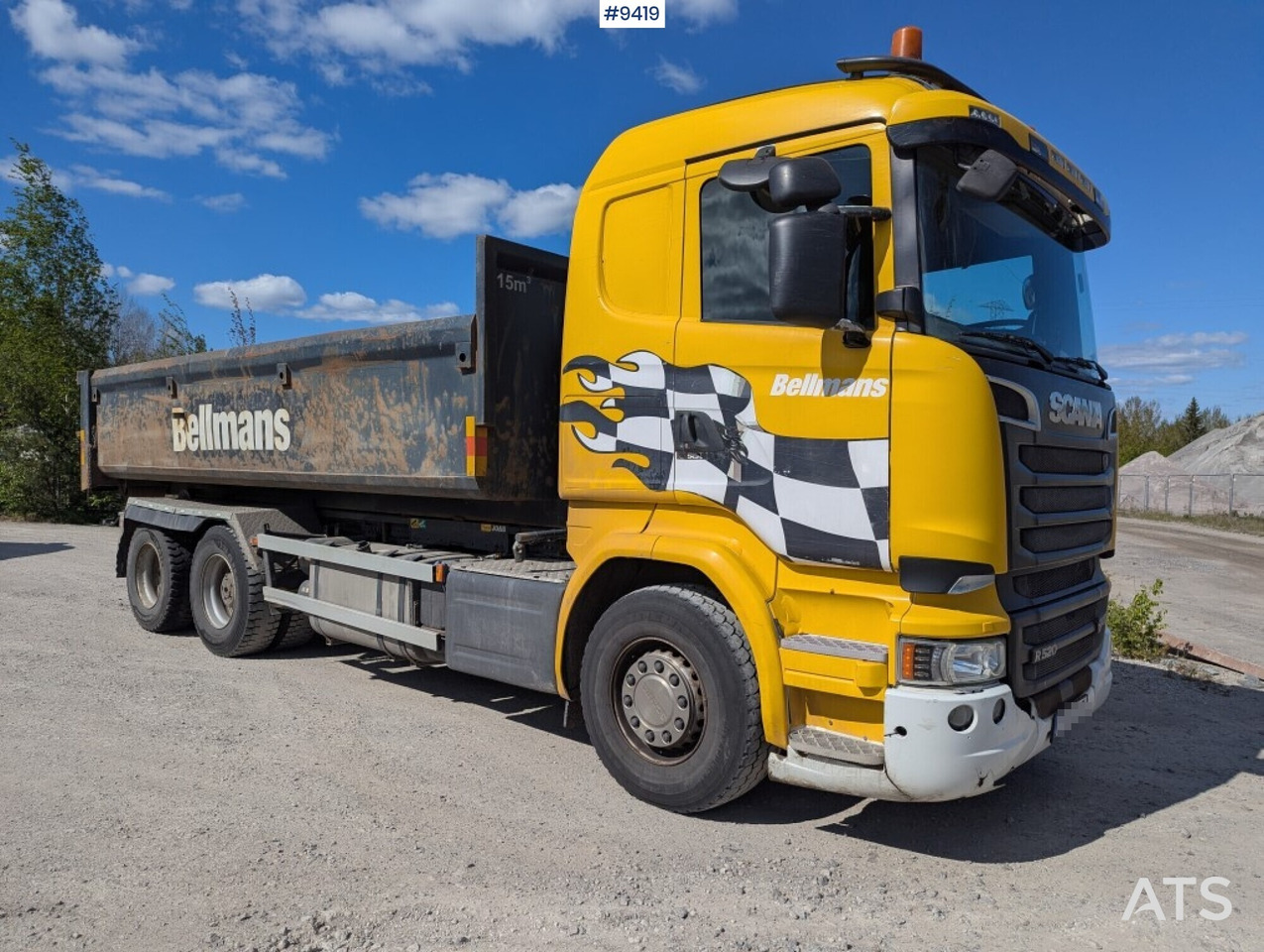 Hooklift Truck Scania R520 6x2 with flatbed - Hook lift truck: picture 2 Hooklift Truck Scania R520 6x2 with flatbed - Hook lift truck: picture 2