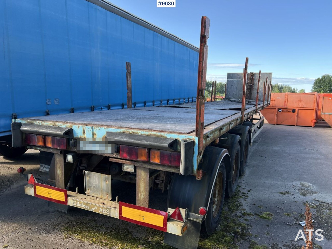 KILAFORS SVTPB3 129 trailer, Rep Objekt - Dropside/ Flatbed semi-trailer: picture 2 KILAFORS SVTPB3 129 trailer, Rep Objekt - Dropside/ Flatbed semi-trailer: picture 2