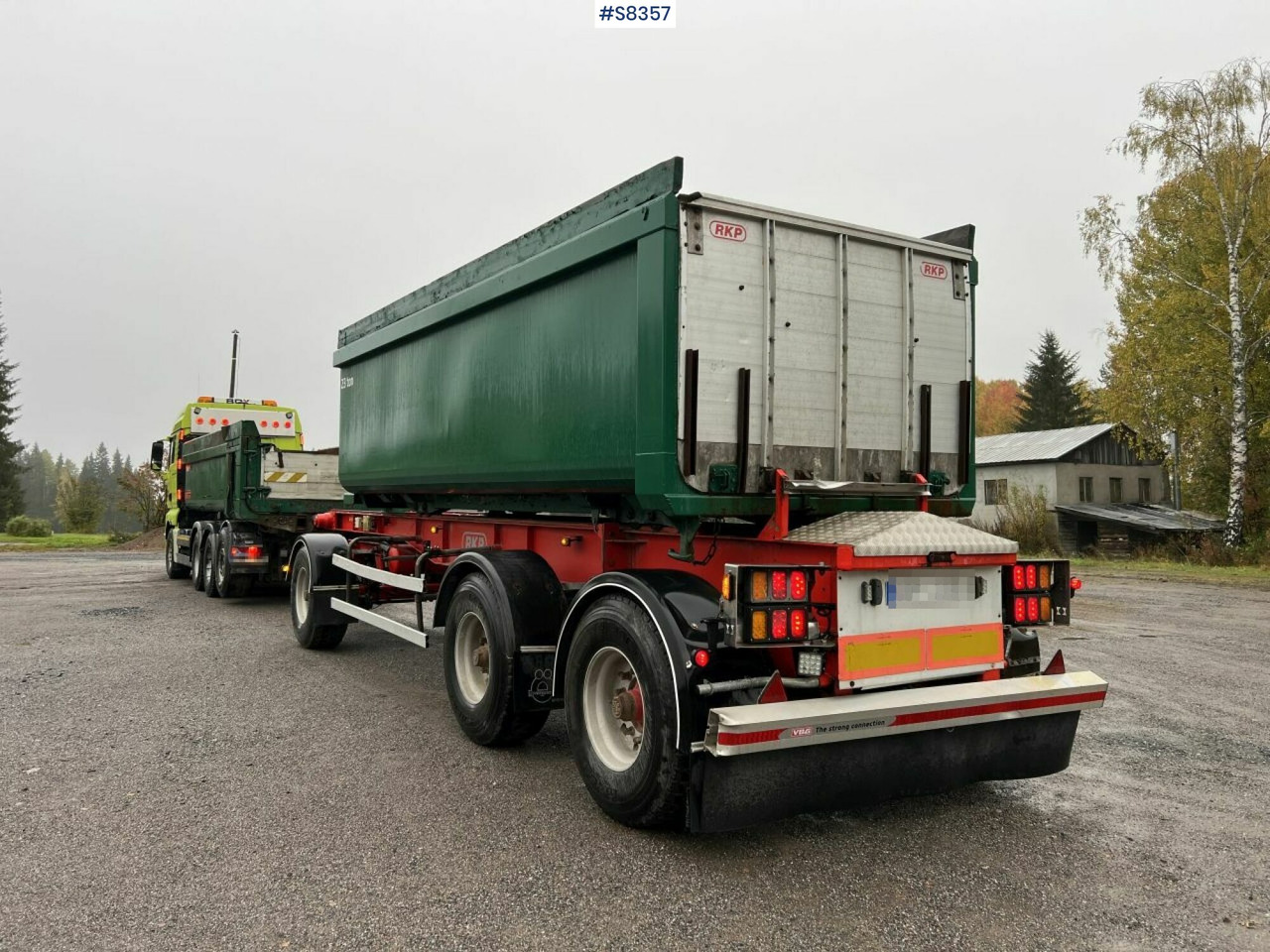 MAN TGF 35.540 med RKP 3-9.0 Vagn Gravel (Cassette) SEE VIDEO - Tipper: picture 4 MAN TGF 35.540 med RKP 3-9.0 Vagn Gravel (Cassette) SEE VIDEO - Tipper: picture 4