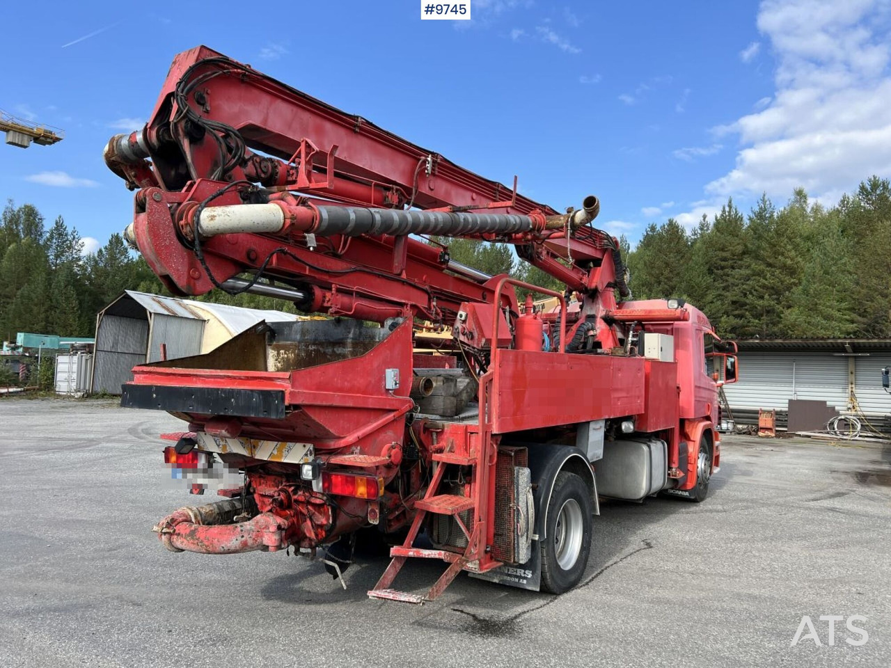 Scania P230 with Concrete pump - Concrete pump truck: picture 4 Scania P230 with Concrete pump - Concrete pump truck: picture 4