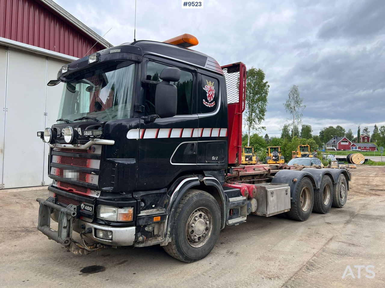Scania R164 Tridem Hooklift - Hook lift truck: picture 1 Scania R164 Tridem Hooklift - Hook lift truck: picture 1