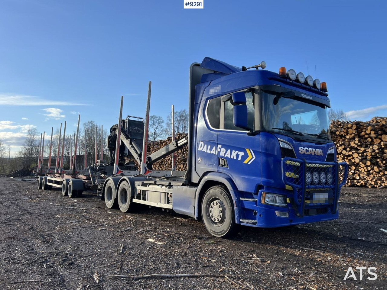 Scania R650 logging truck with crane and trailer - Timber truck: picture 2 Scania R650 logging truck with crane and trailer - Timber truck: picture 2