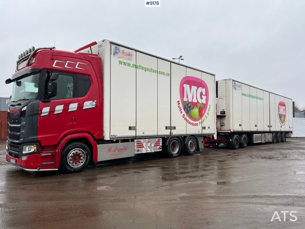 Scania refrigerated truck with trailer double units and dolly - Refrigerator truck: picture 1 Scania refrigerated truck with trailer double units and dolly - Refrigerator truck: picture 1