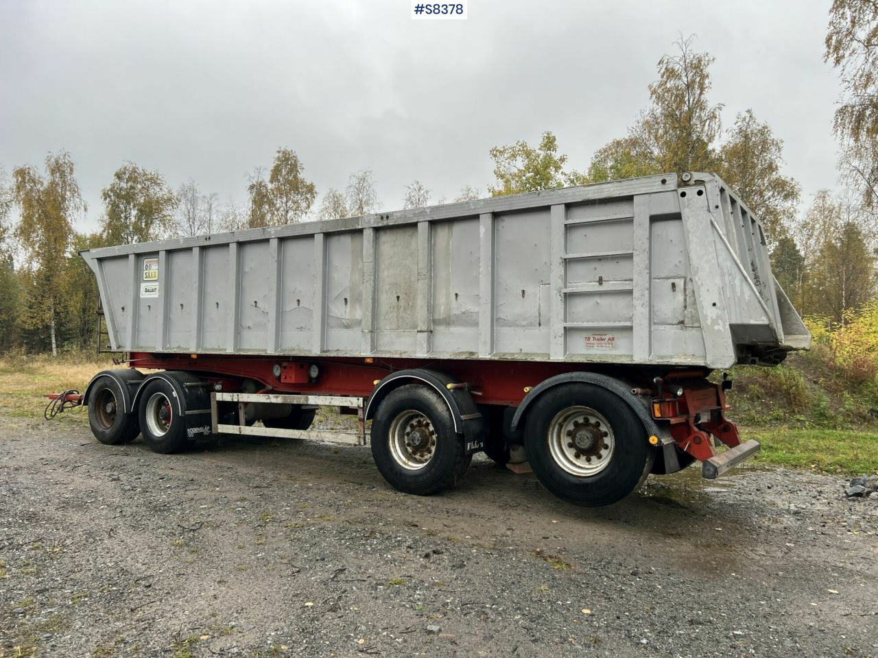 Tipper trailer, Fruehauf TP-87, 4-axles, Dump body Benalu - Tipper trailer: picture 3 Tipper trailer, Fruehauf TP-87, 4-axles, Dump body Benalu - Tipper trailer: picture 3