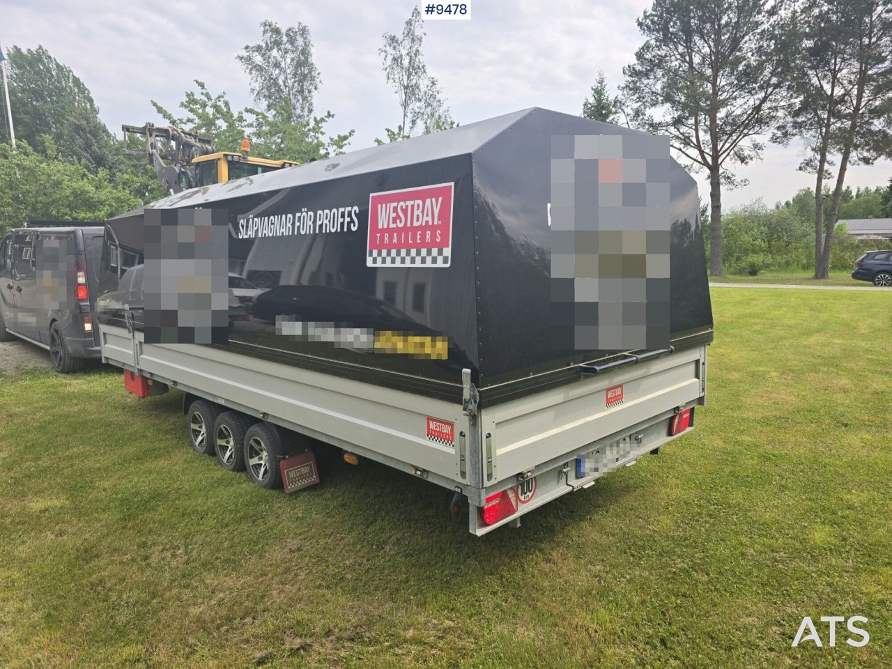 Trailer Agados Adam 15 with tipper and winch - Tipper trailer: picture 2 Trailer Agados Adam 15 with tipper and winch - Tipper trailer: picture 2