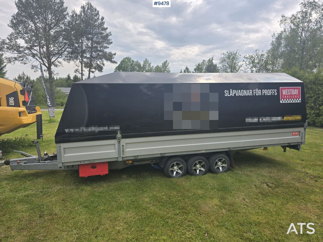 Trailer Agados Adam 15 with tipper and winch - Tipper trailer: picture 1 Trailer Agados Adam 15 with tipper and winch - Tipper trailer: picture 1