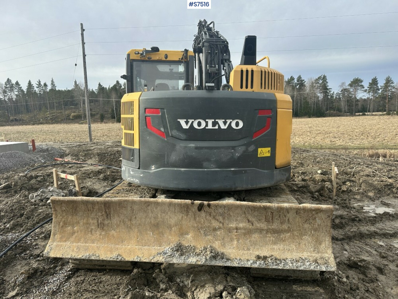 Crawler excavator Volvo ECR145DL Crawler excavator with rotor and buckets: picture 10