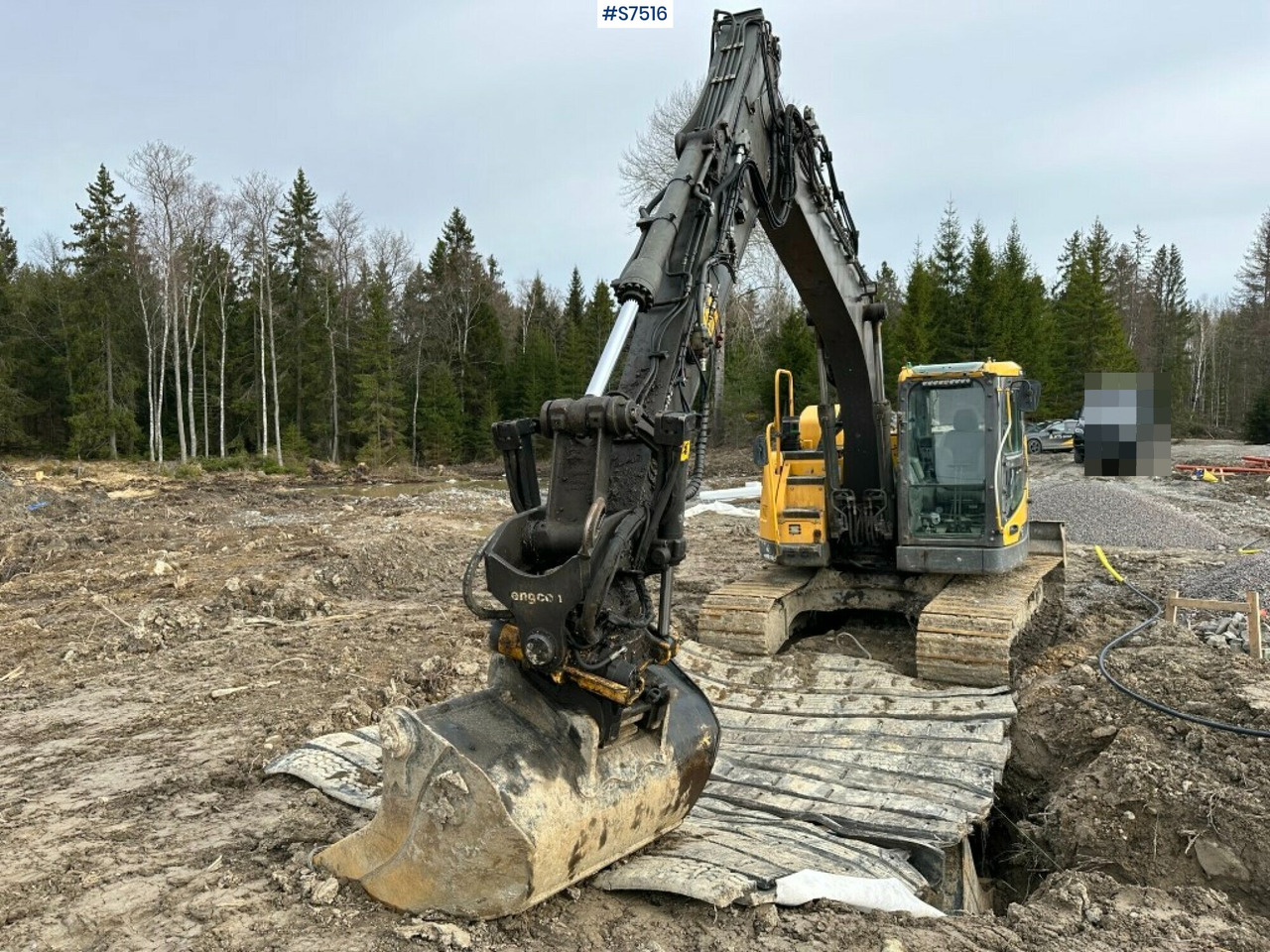 Crawler excavator Volvo ECR145DL Crawler excavator with rotor and buckets: picture 11