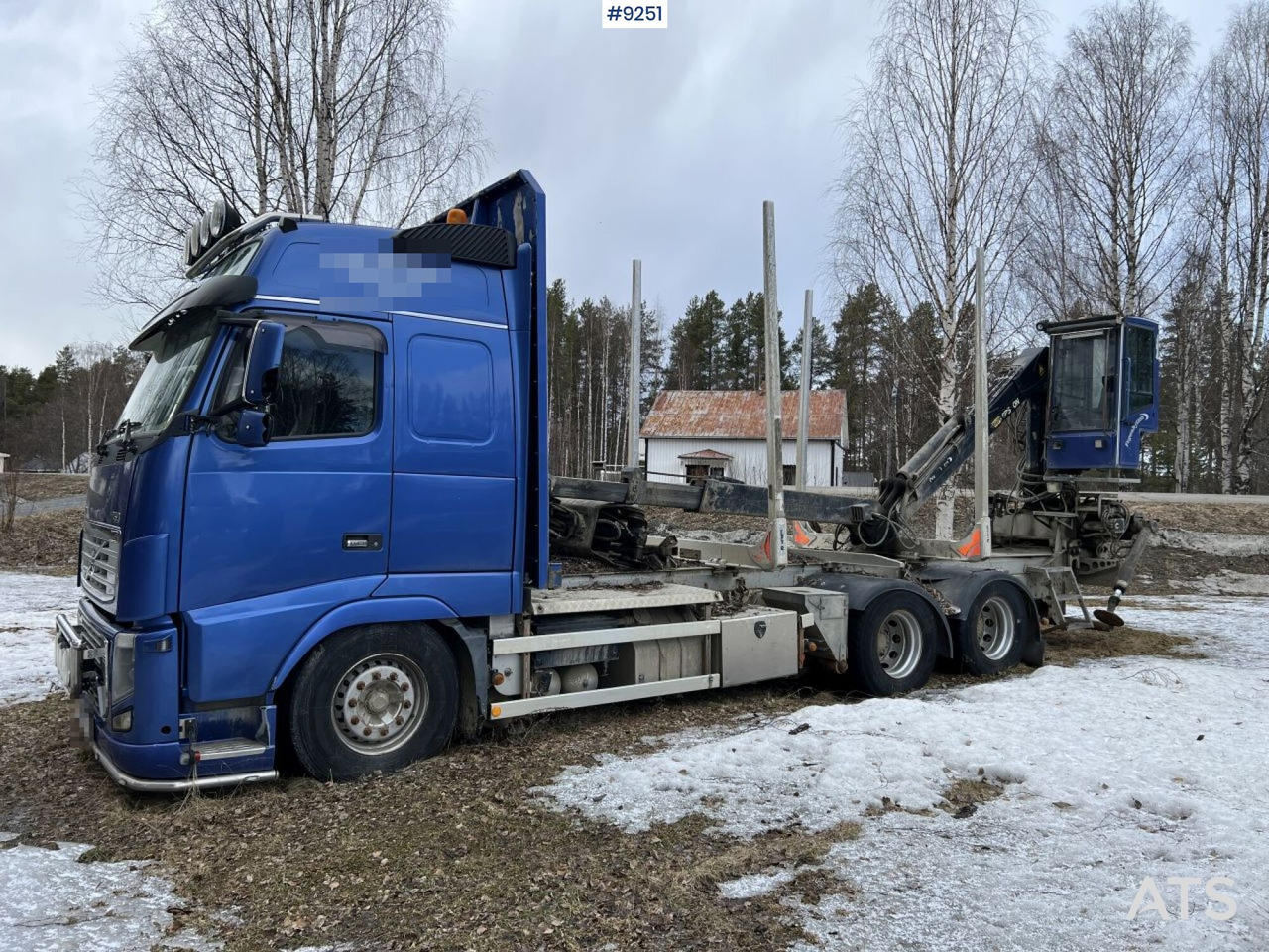 Timber truck Volvo FH 16 6*4 Logging truck with crane: picture 12