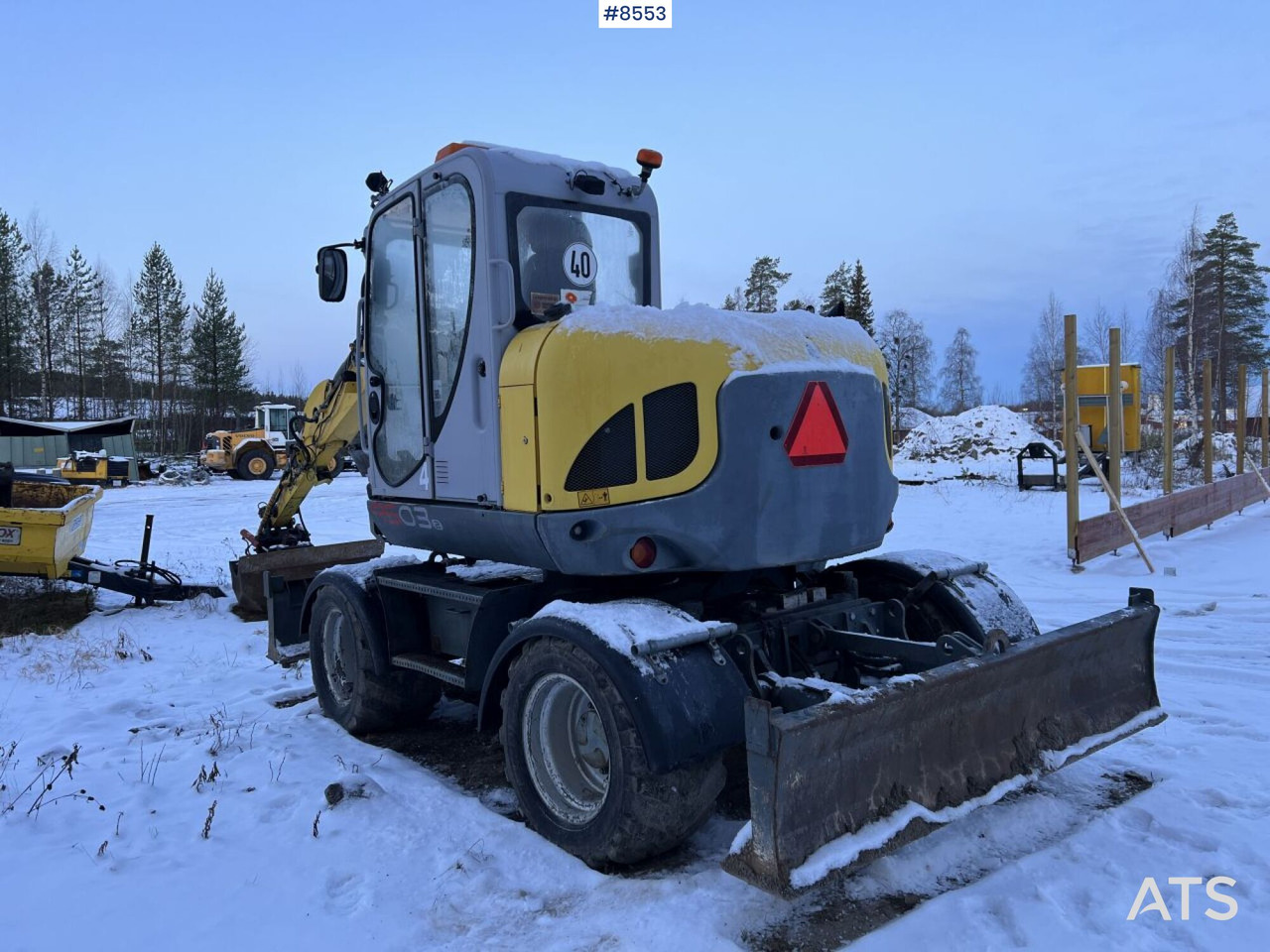 Wheel excavator Wacker Neuson 9503 Wheeled excavator, wagon and gears: picture 11