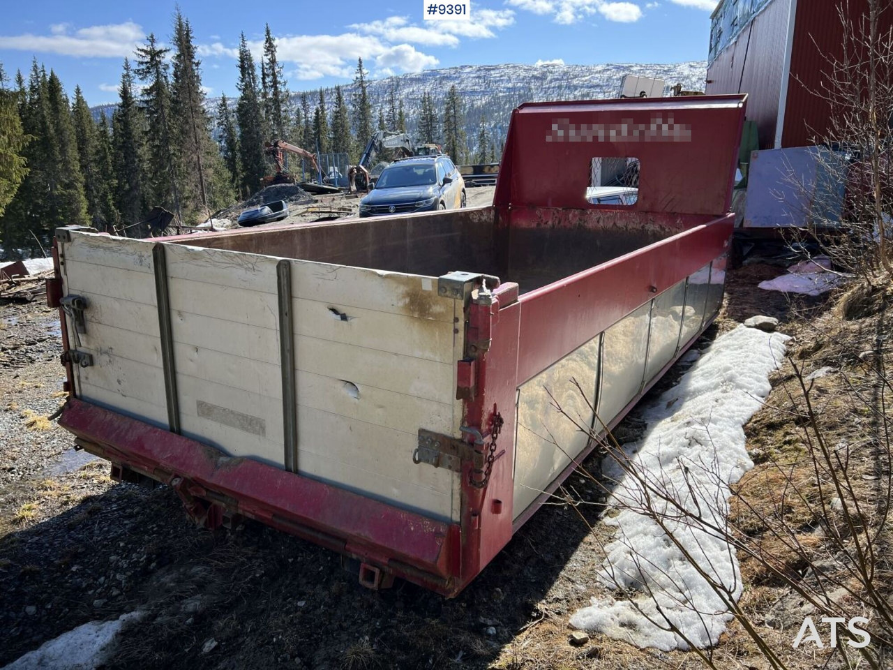Zetterbergs EDK 6/5-54-10-D Flatbed with tipping piston - Flatbed body: picture 3 Zetterbergs EDK 6/5-54-10-D Flatbed with tipping piston - Flatbed body: picture 3