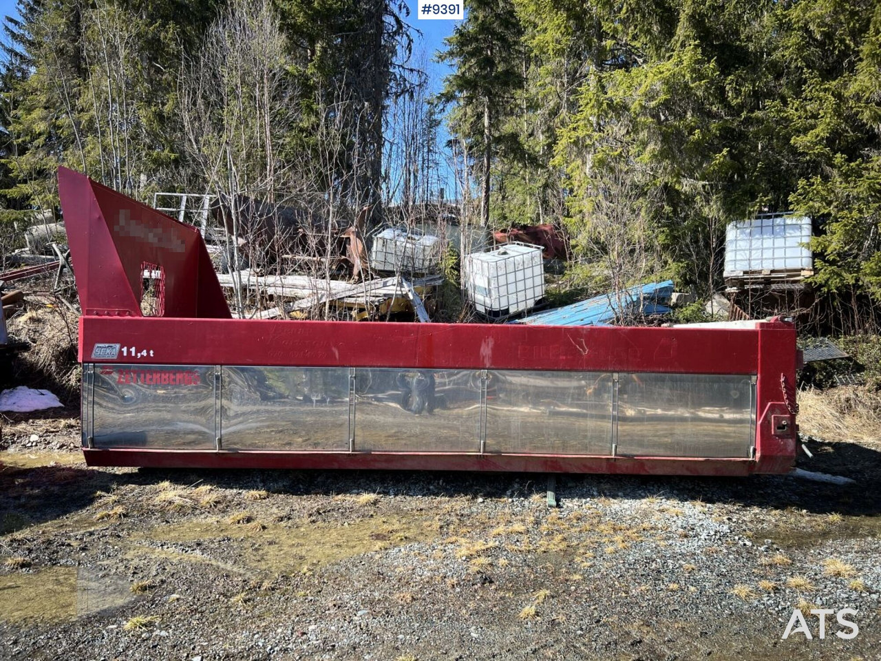 Zetterbergs EDK 6/5-54-10-D Flatbed with tipping piston - Flatbed body: picture 2 Zetterbergs EDK 6/5-54-10-D Flatbed with tipping piston - Flatbed body: picture 2