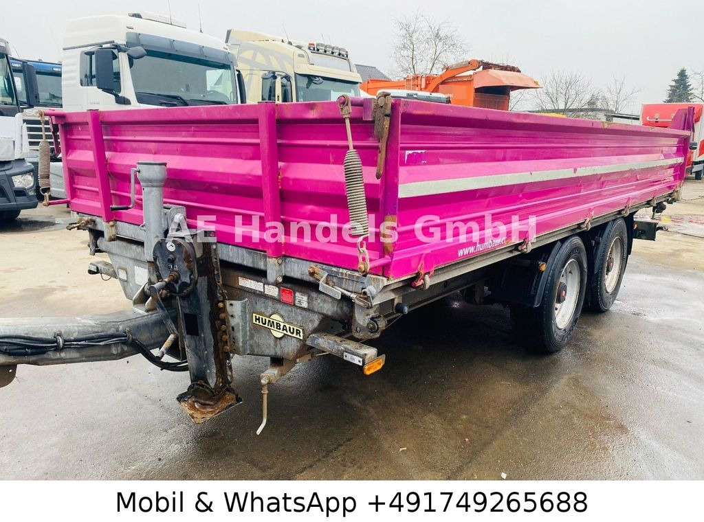 Humbaur HTK 135524 TA-BE 3 Seiten Tandem *8m³ - Tipper trailer: picture 1 Humbaur HTK 135524 TA-BE 3 Seiten Tandem *8m³ - Tipper trailer: picture 1