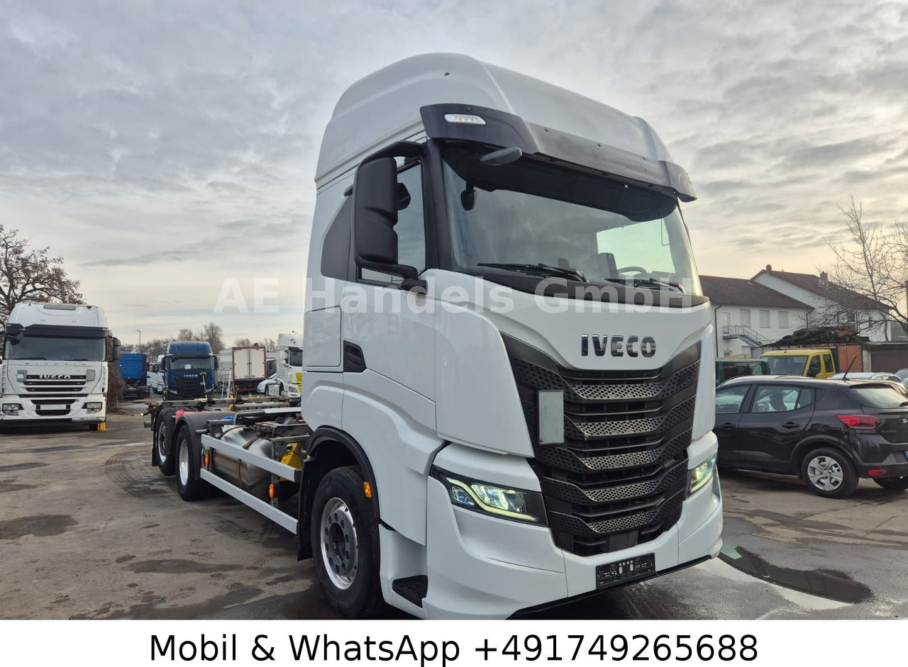 Iveco S-Way 460 AS BDF LNG *Retarder/Lenk+Lift/Multi - Container transporter/ Swap body truck: picture 1 Iveco S-Way 460 AS BDF LNG *Retarder/Lenk+Lift/Multi - Container transporter/ Swap body truck: picture 1