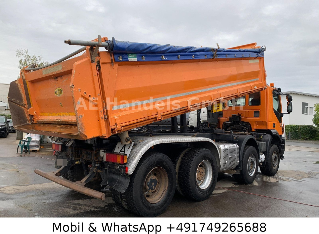 Tipper Iveco Trakker 450 E6 BB 8x4 Meiler *13m³/Bordmatik/AP: picture 9
