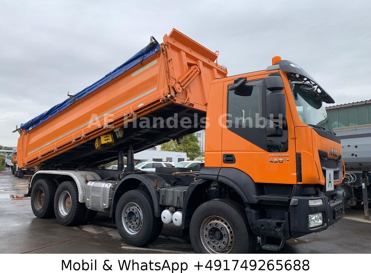 Tipper Iveco Trakker 450 E6 BB 8x4 Meiler *13m³/Bordmatik/AP: picture 10
