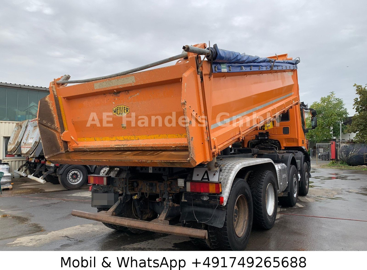 Tipper Iveco Trakker 450 E6 BB 8x4 Meiler *13m³/Bordmatik/AP: picture 8