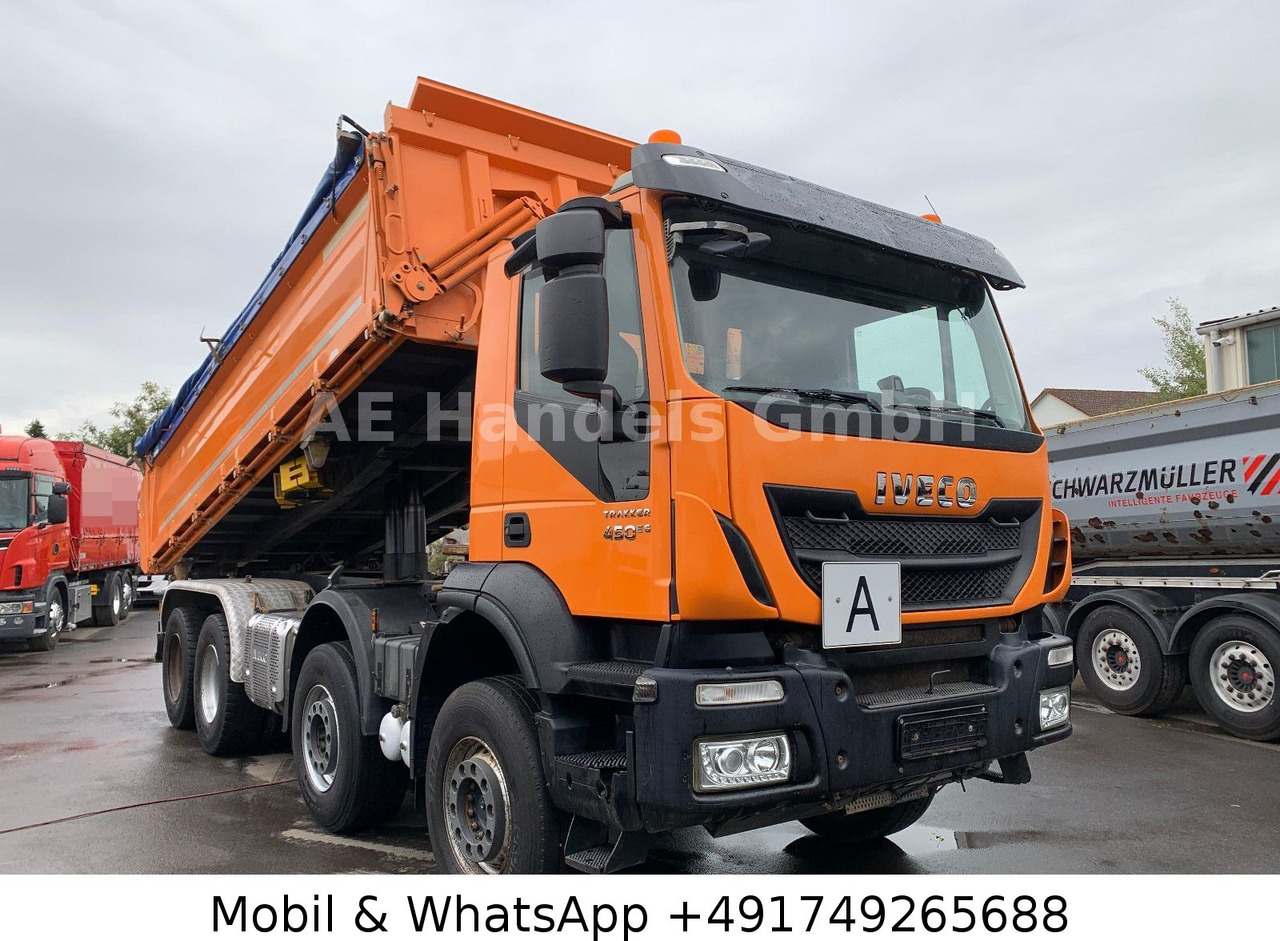 Tipper Iveco Trakker 450 E6 BB 8x4 Meiler *13m³/Bordmatik/AP: picture 11