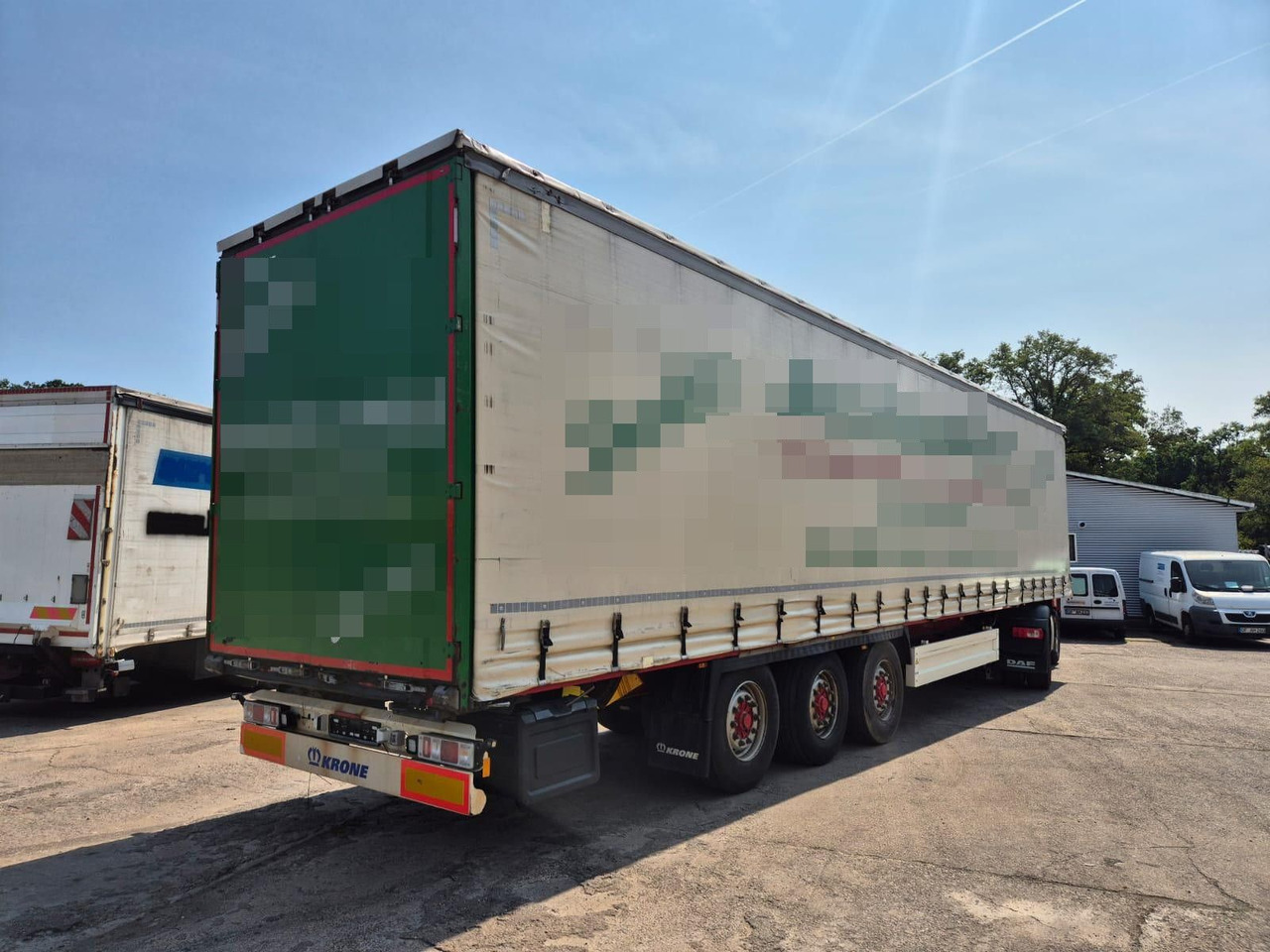Krone SD *Edscha / Tautliner / 1.Liftachse / CodeXL - Curtainsider semi-trailer: picture 3 Krone SD *Edscha / Tautliner / 1.Liftachse / CodeXL - Curtainsider semi-trailer: picture 3