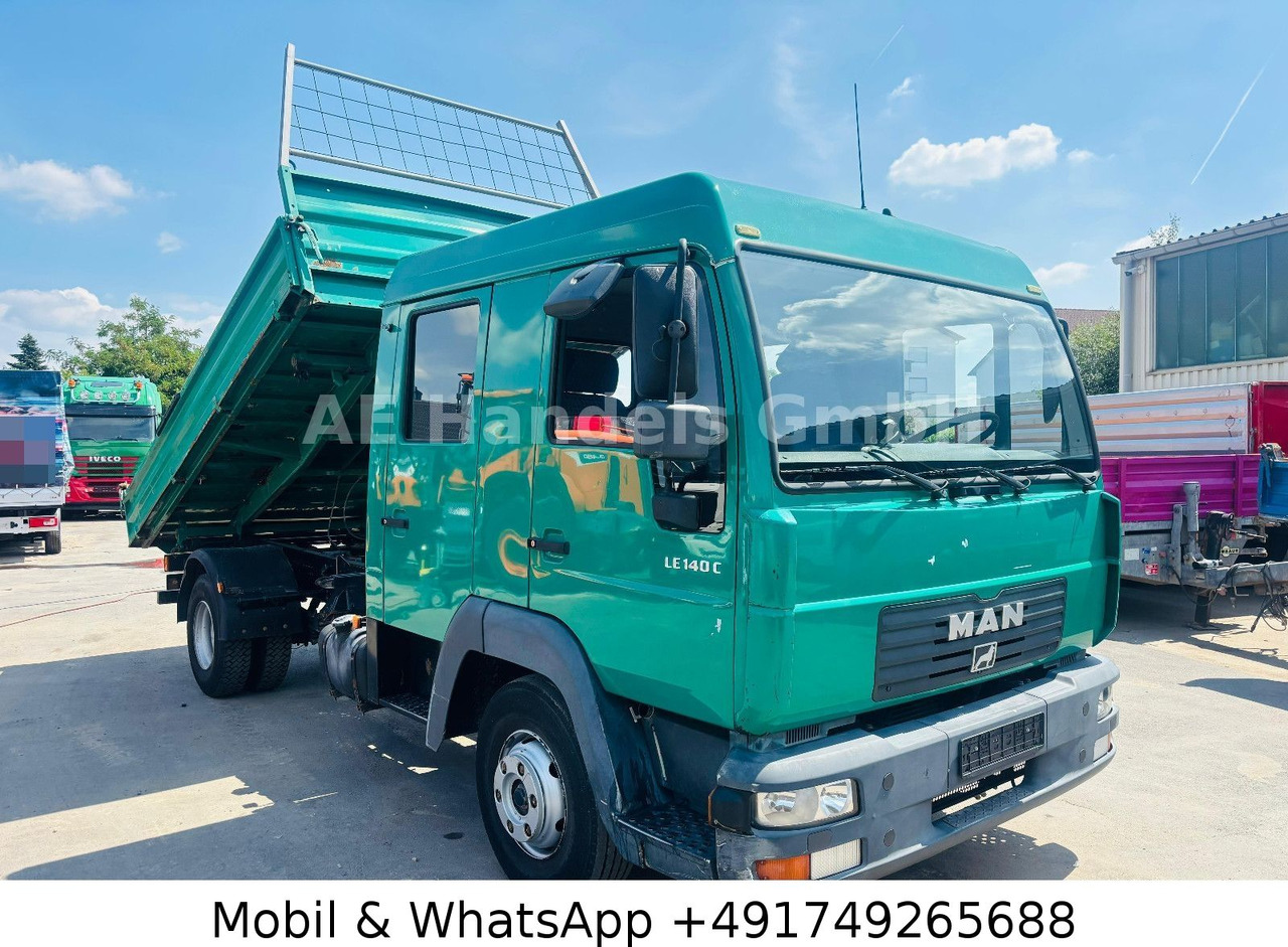 MAN LE140C Doka BB 3-Seiten *Manual/Analog/4m³/AHK - Tipper van, Combi van: picture 1 MAN LE140C Doka BB 3-Seiten *Manual/Analog/4m³/AHK - Tipper van, Combi van: picture 1