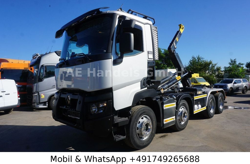 Renault C520 BB 8x4*Retarder/Hyva-26.55S-Schub/Kamera/AP - Hook lift truck: picture 1 Renault C520 BB 8x4*Retarder/Hyva-26.55S-Schub/Kamera/AP - Hook lift truck: picture 1