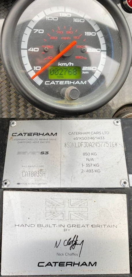 Car CATERHAM SEVEN S3 340R 1er Main Origine Française: picture 13 Car CATERHAM SEVEN S3 340R 1er Main Origine Française: picture 13