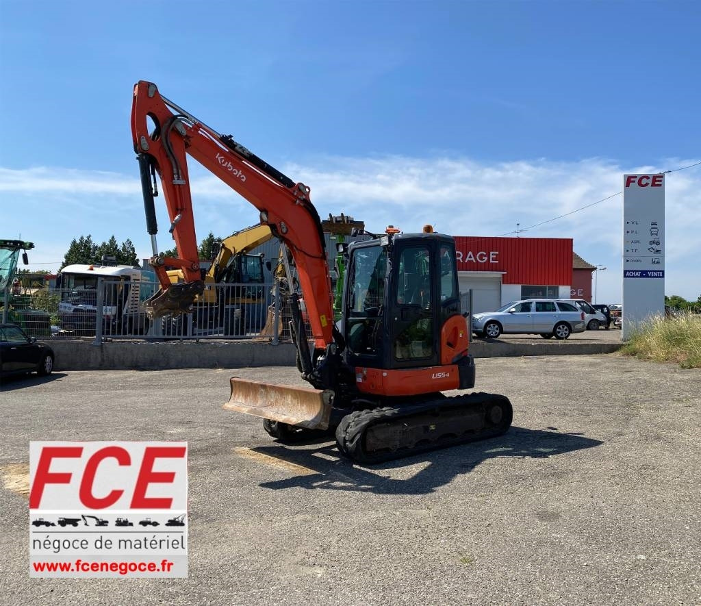 Kubota U55-4 1er Main/Certificat CE endommagée - Mini excavator: picture 1 Kubota U55-4 1er Main/Certificat CE endommagée - Mini excavator: picture 1