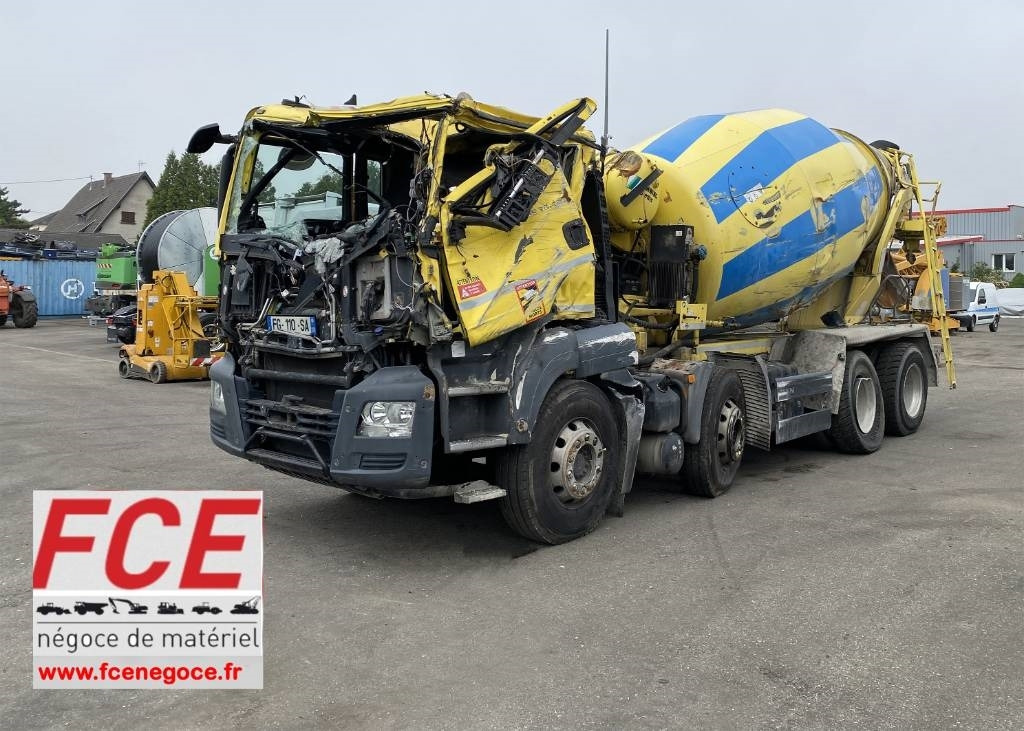 MAN MAN TGS 32-420 / STETTER AM-UltraEco endommagé - Concrete mixer truck: picture 1 MAN MAN TGS 32-420 / STETTER AM-UltraEco endommagé - Concrete mixer truck: picture 1