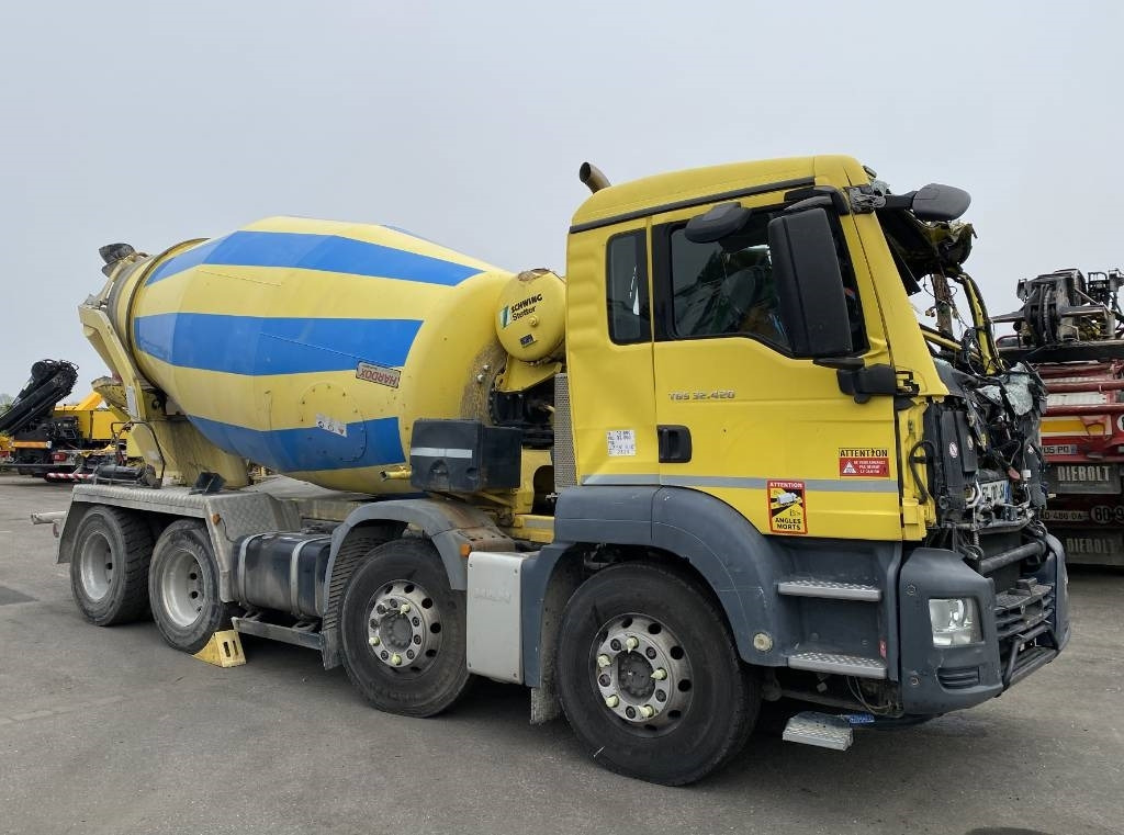 MAN MAN TGS 32-420 / STETTER AM-UltraEco endommagé - Concrete mixer truck: picture 3 MAN MAN TGS 32-420 / STETTER AM-UltraEco endommagé - Concrete mixer truck: picture 3