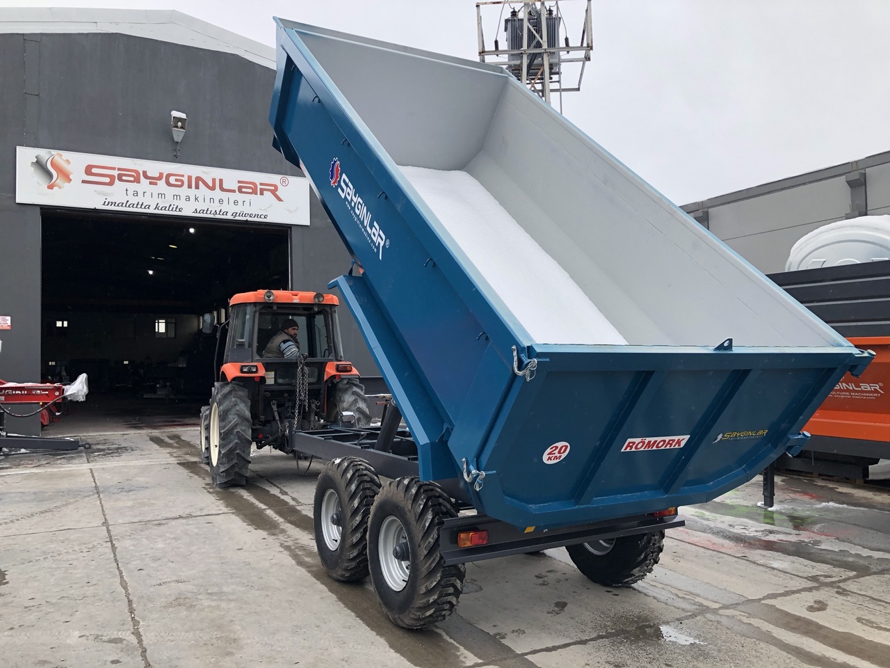 New Tipper trailer SAYGINLAR 8 TON DUMP TRAILER: picture 10
