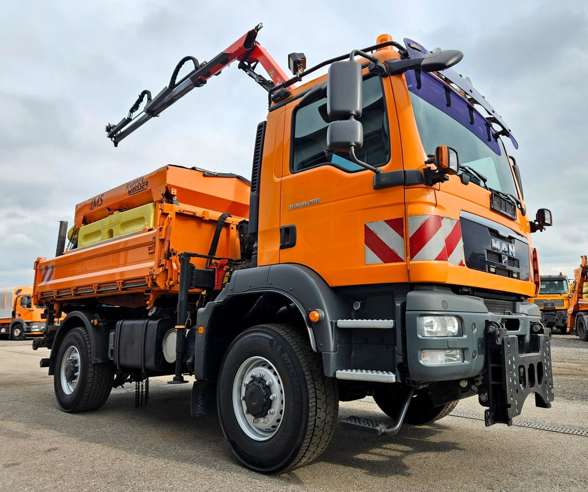 MAN TGM 18.290 4x4 Palfinger PK7001 Kran Funk Euro5 - Tipper, Crane truck: picture 3 MAN TGM 18.290 4x4 Palfinger PK7001 Kran Funk Euro5 - Tipper, Crane truck: picture 3
